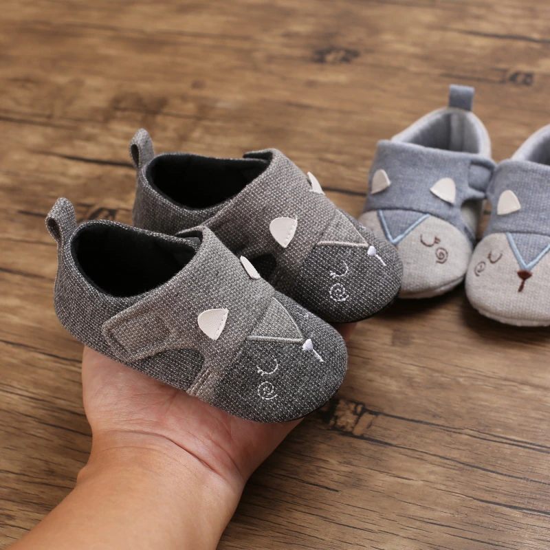 Atlass Baby Pojkar Casual Sneakers - Grå