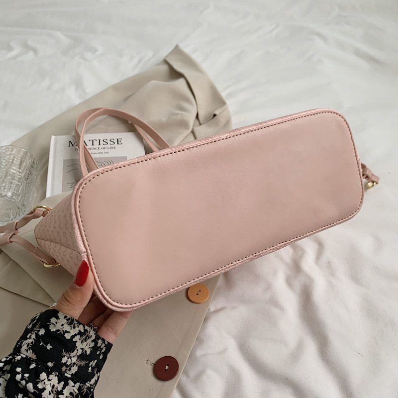Audrey Dam Designer High Capacity Large Shoulder Handväska - Beige