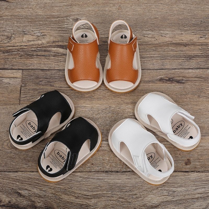 August Baby Pojkar Utomhus Sandaler - Svart