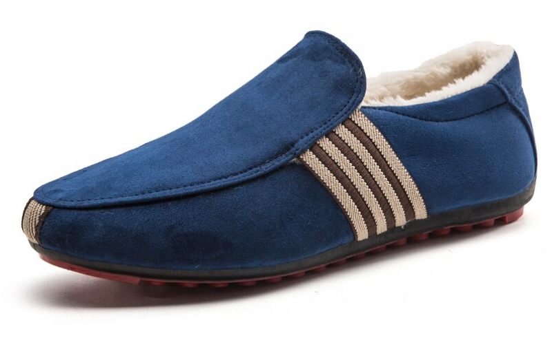 August Loafers För Män Fritidsskor - Svart päls