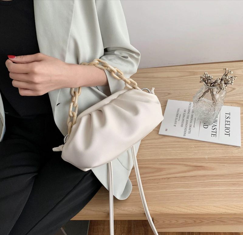 Aura Handväska För Kvinnor - Stor Beige