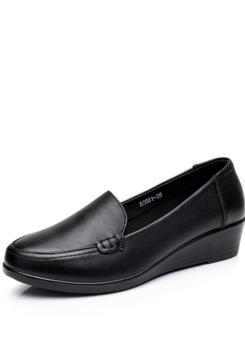 Aura Läder Loafers För Kvinnor