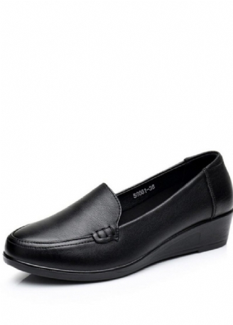 Aura Läder Loafers För Kvinnor
