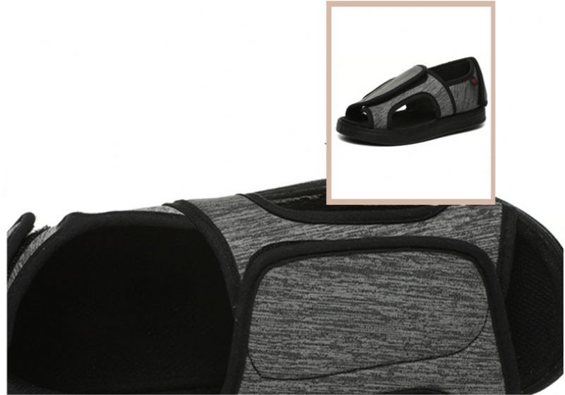 Aura Platt Sandal För Kvinnor - Grå
