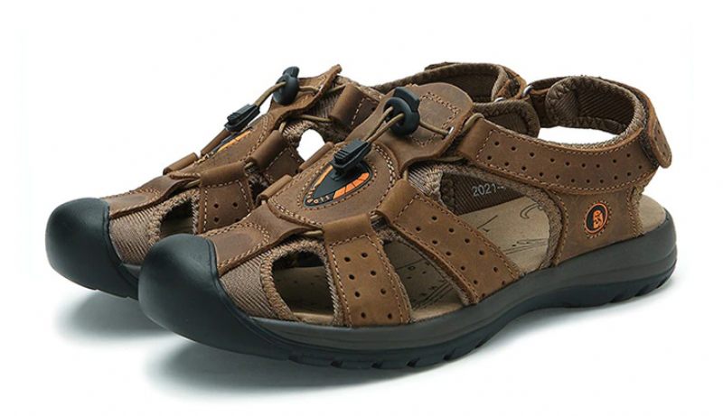 Auron Sommarsandaler För Män - Khaki
