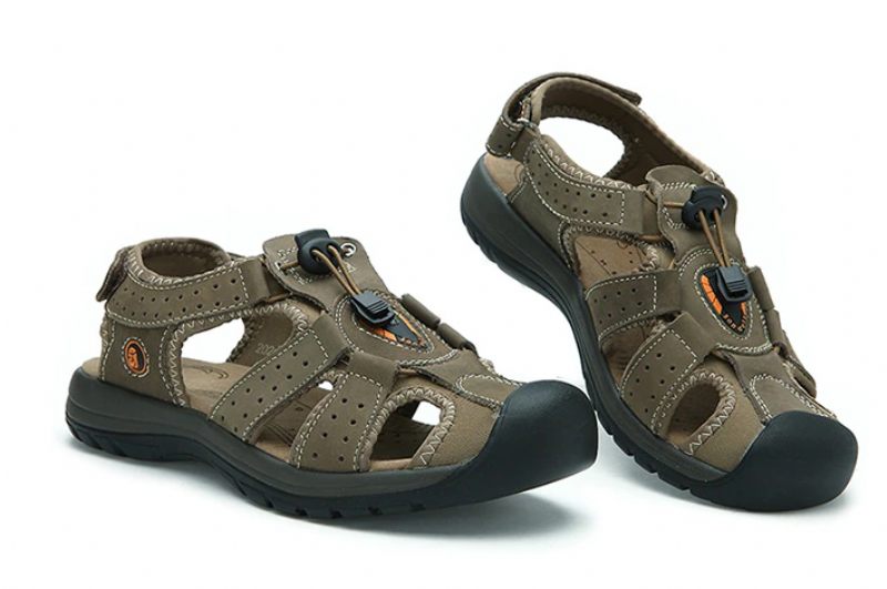 Auron Sommarsandaler För Män - Khaki