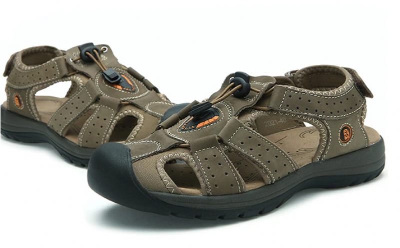 Auron Sommarsandaler För Män - Khaki