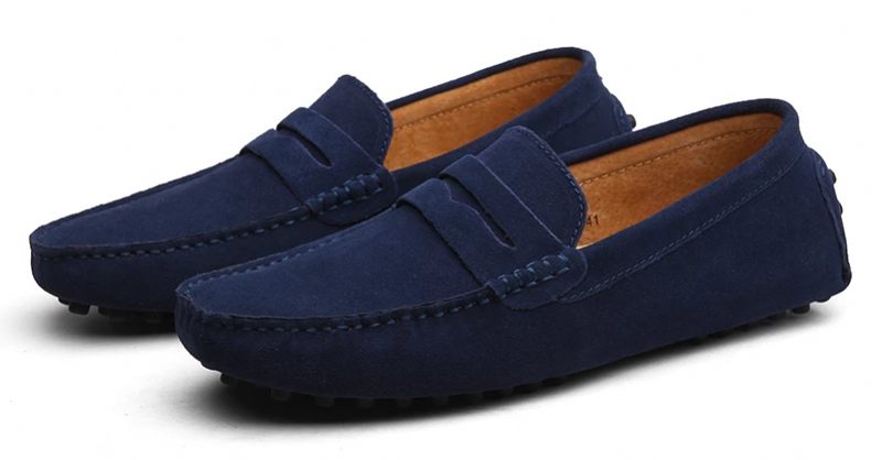 Austin Loafer Fritidsskor För Män - Marinblå