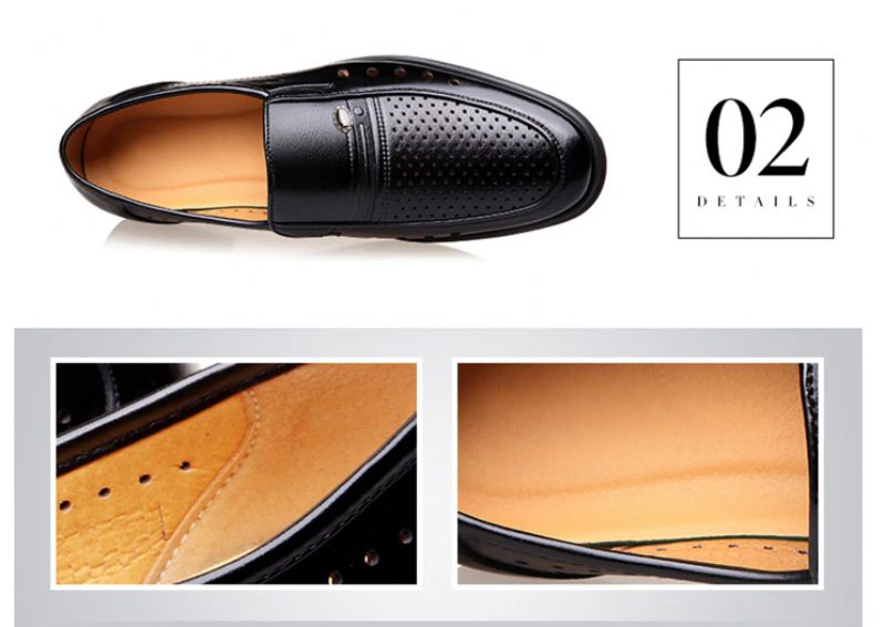 Averico Loafers Modeskor För Män - Svart