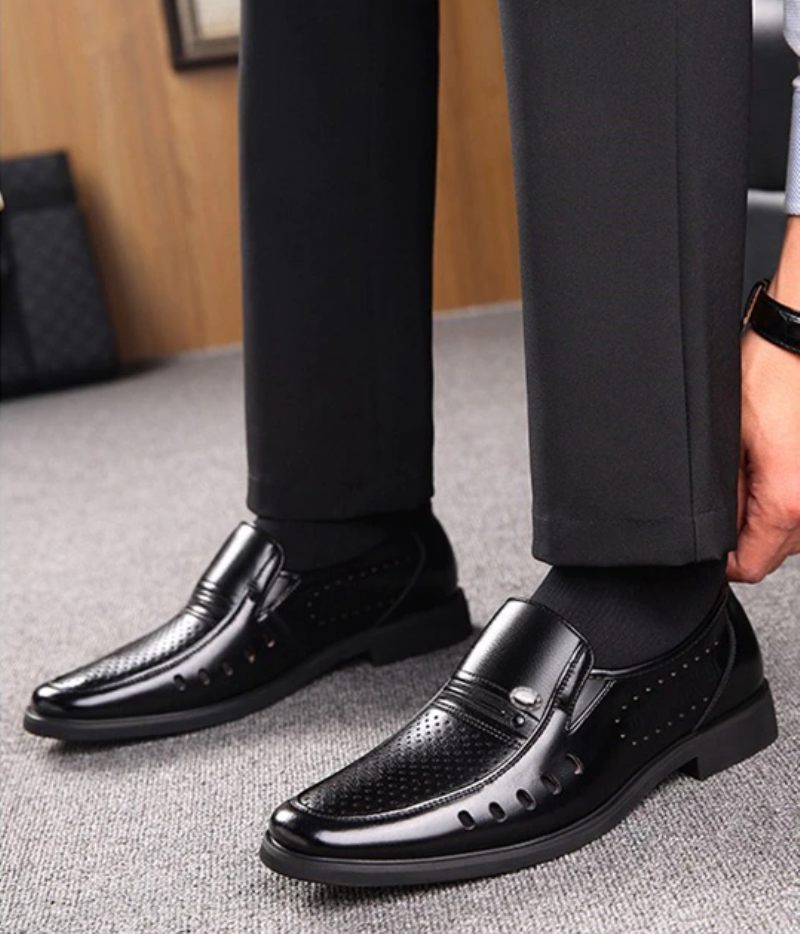 Averico Loafers Modeskor För Män - Svart