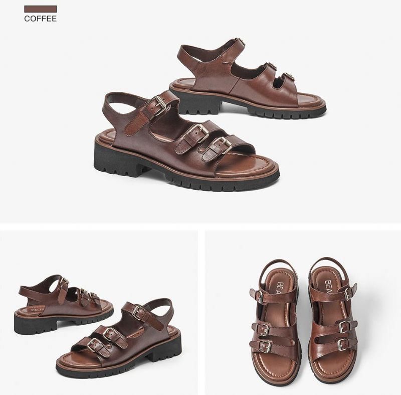 Ayana Sandal För Kvinnor - Kaffe
