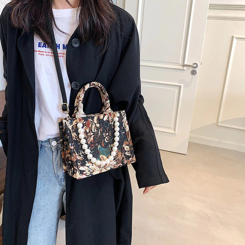 Azalea Luxury Designer Large Tote Hadbag För Kvinnor - Stor brun