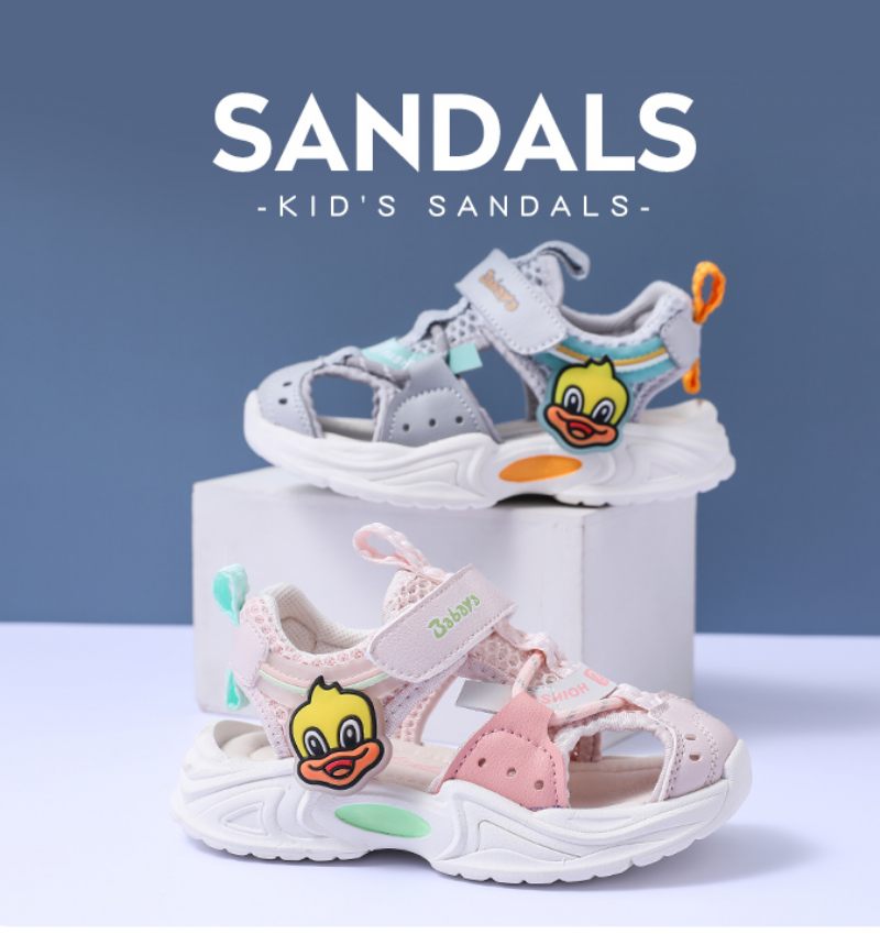 Azier Unisex Modesandal För Barn - Grå