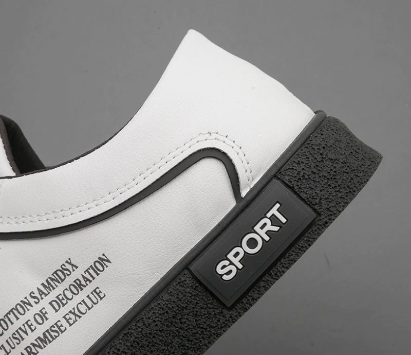 Azis Klassiska Sneakers För Män - Vit