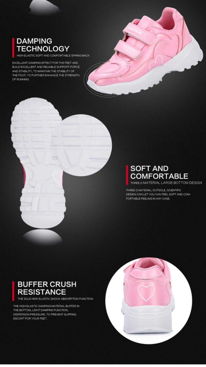 Aznar Flickor Casual Sneaker - Rosa