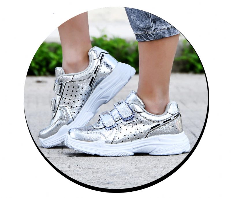 Babidi Pojkmode Sneakers - Silver