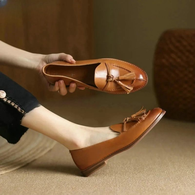 Barbara Casual Flats Loafers För Kvinnor - Svart