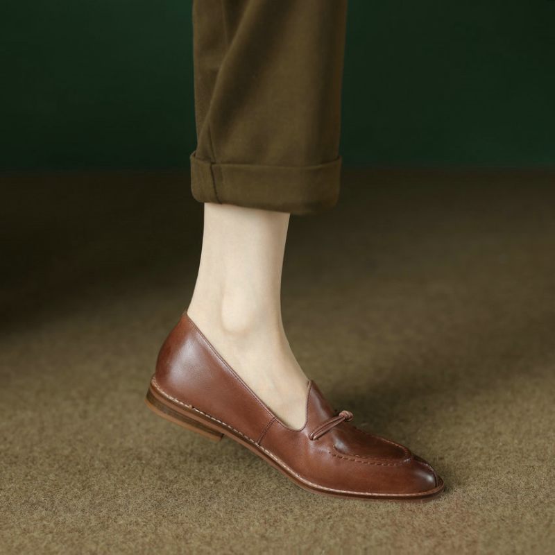 Barbara Casual Flats Loafers För Kvinnor - Svart