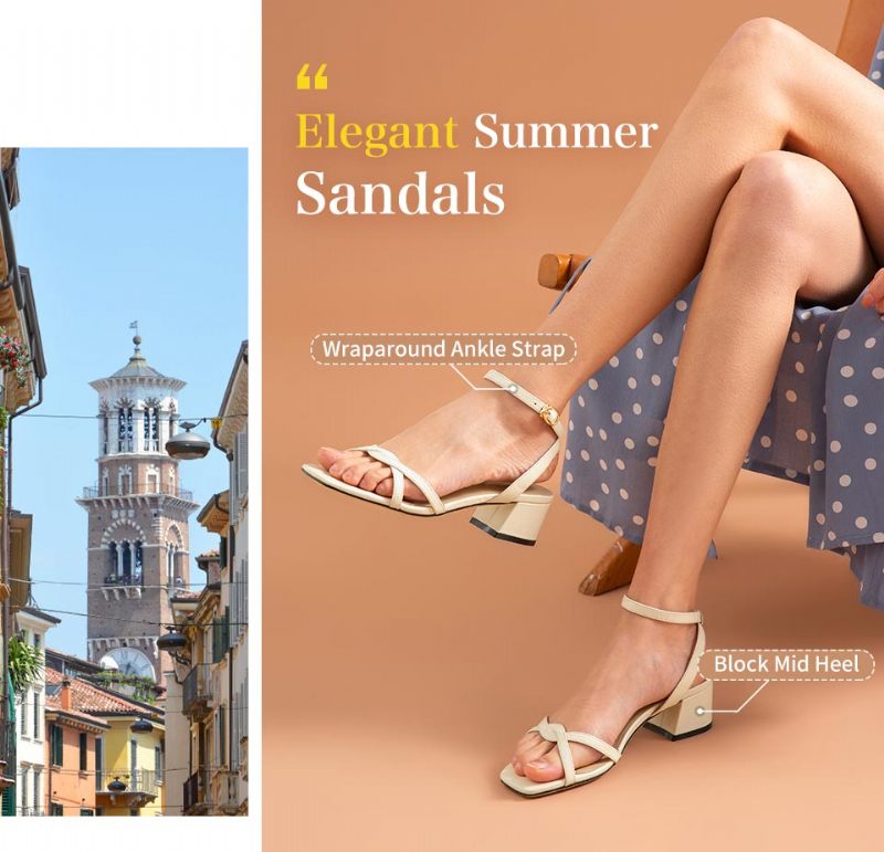 Barny Damsandal - Beige