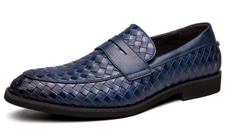 Barot Herr Loafers Klänning Skor - Blå