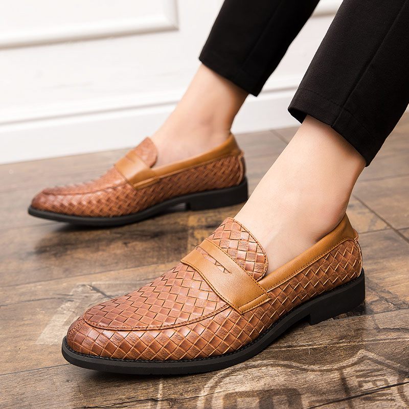 Barot Herr Loafers Klänning Skor - Blå