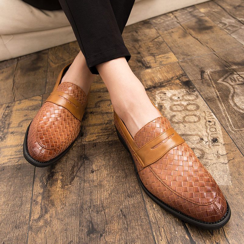 Barot Herr Loafers Klänning Skor - Blå