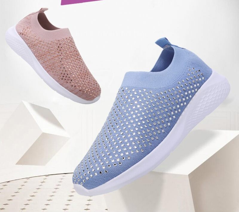 Baruta Slip-on-skor För Kvinnor - Blå
