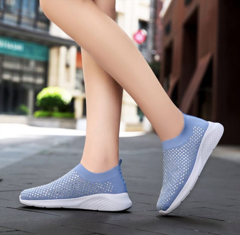 Baruta Slip-on-skor För Kvinnor - Blå