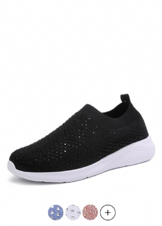 Baruta Svarta Slip-on-skor För Kvinnor