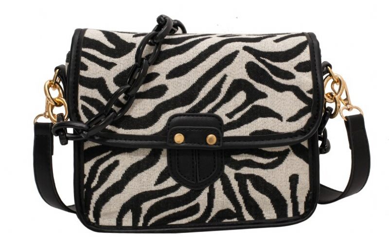 Basilio Crossbody-handväska För Kvinnor - Zebramönster