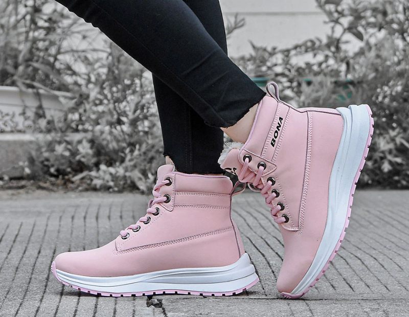 Basilio Damsneaker I Hög Kvalitet I Plysch - Rosa