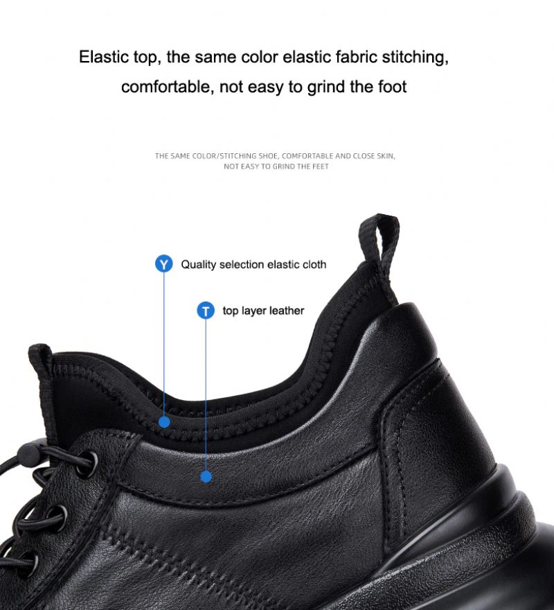 Basten Casual Sneakers För Män - Svart