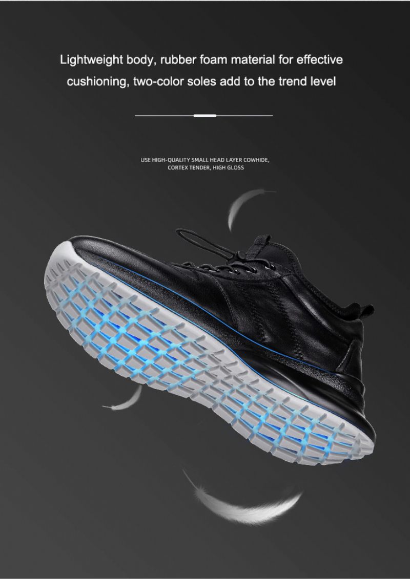 Basten Casual Sneakers För Män - Svart