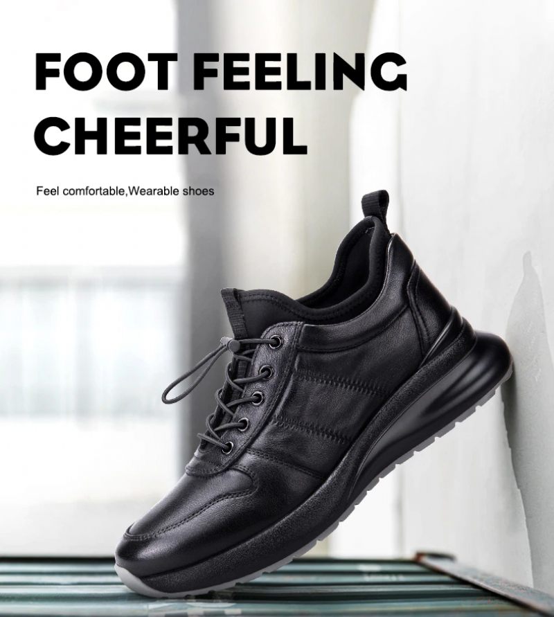 Basten Casual Sneakers För Män - Svart