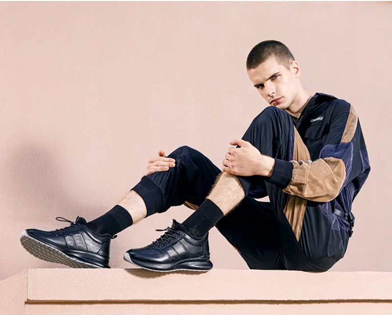 Basten Casual Sneakers För Män - Svart