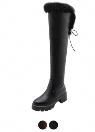 Bayron Warm Snow Black Boots För Kvinnor