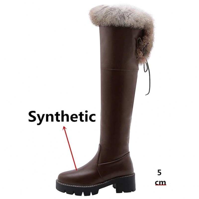 Bayron Warm Snow Black Boots För Kvinnor - Svart