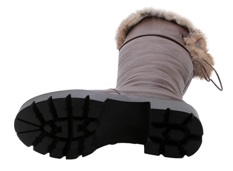 Bayron Warm Snow Black Boots För Kvinnor - Svart