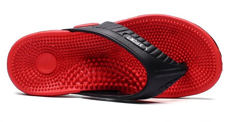Bekväma Flipflops Från Dallas För Män - Röd