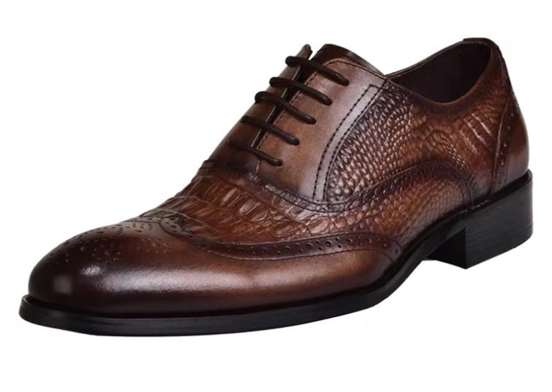 Beller Oxford Casual Skor För Män - Kaffe
