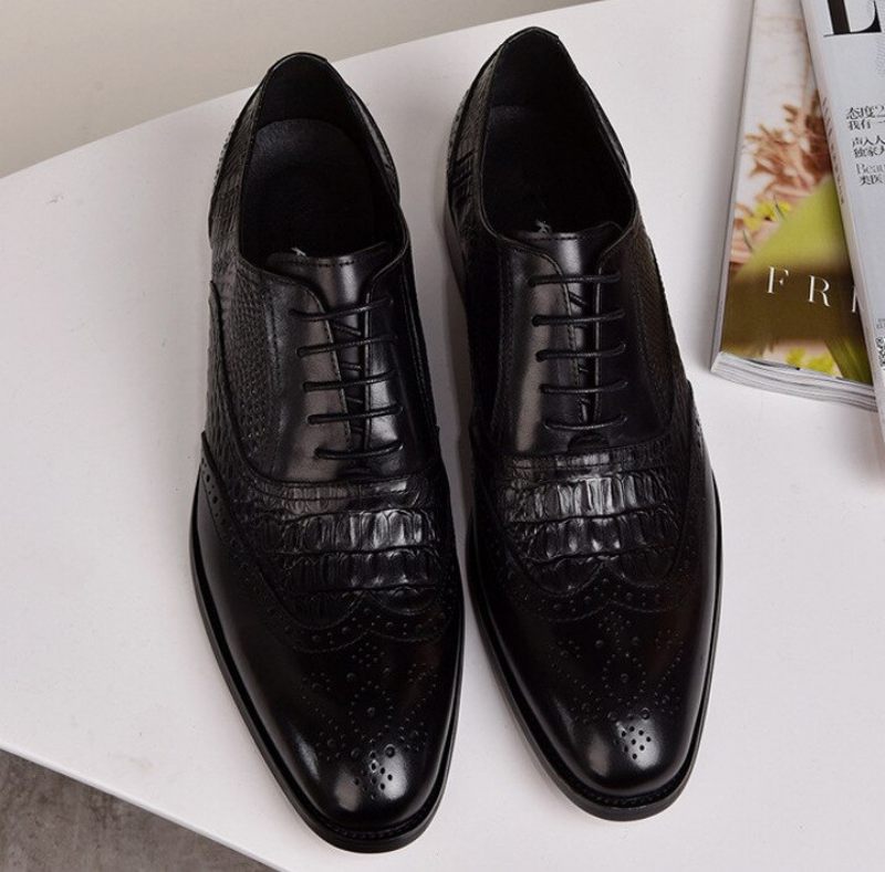 Beller Oxford Casual Skor För Män - Kaffe