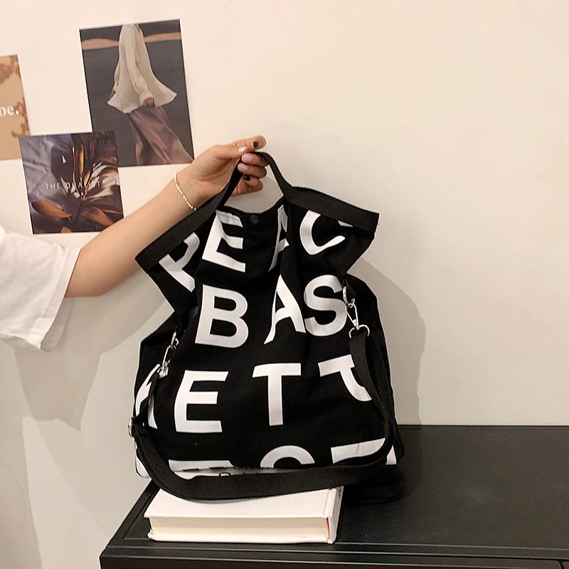 Belya Handväska I Canvas För Kvinnor - Vit