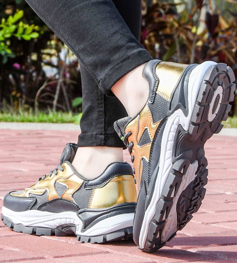Benia Chunky Sneaker Av Hög Kvalitet För Kvinnor - Gyllene