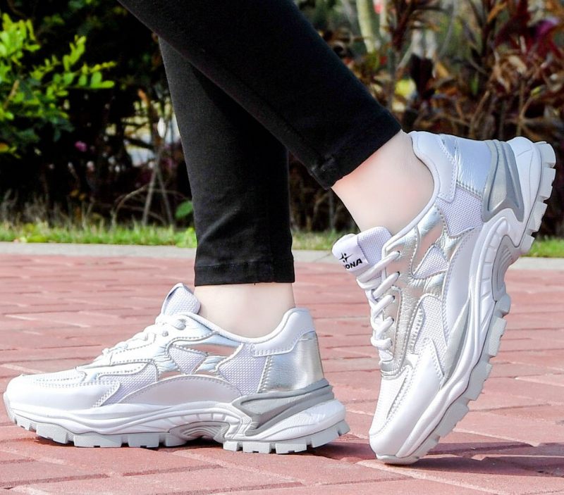 Benia Chunky Sneaker Av Hög Kvalitet För Kvinnor - Gyllene