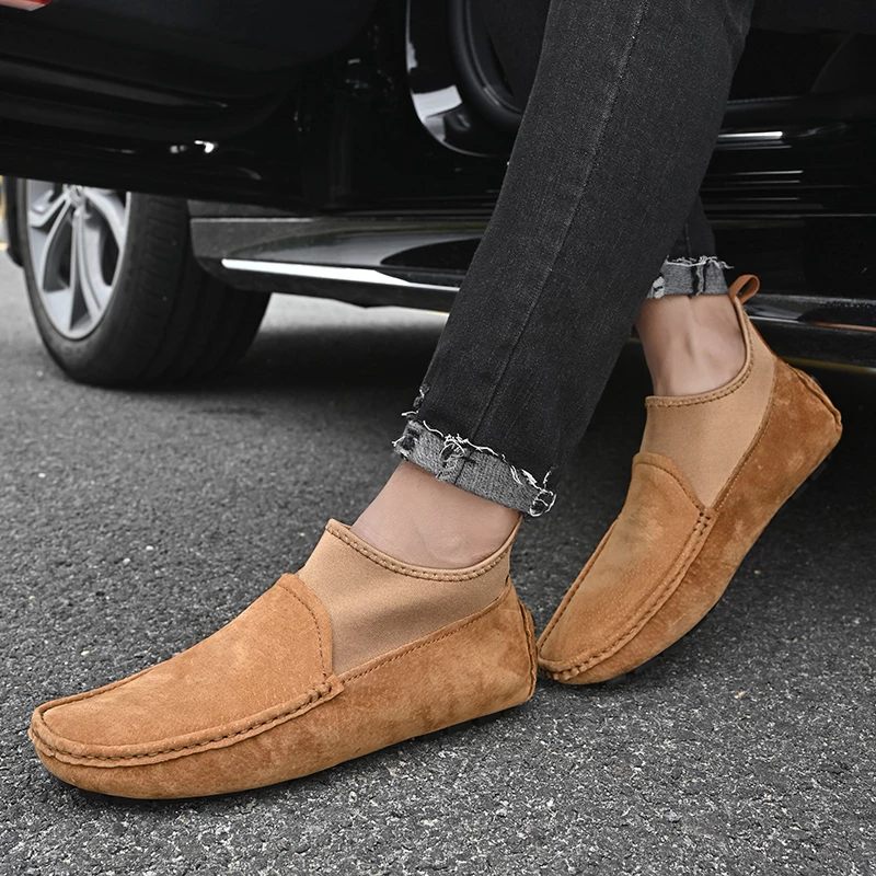 Beningtom Loafer Fritidsskor För Män - Brun päls