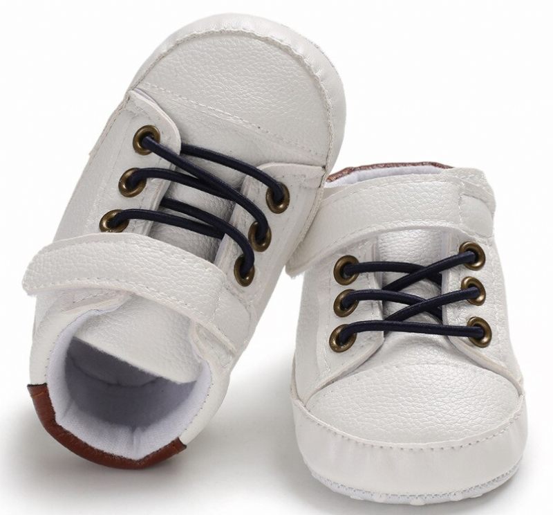 Benji Baby Pojkar Höga Sneakers - Vit