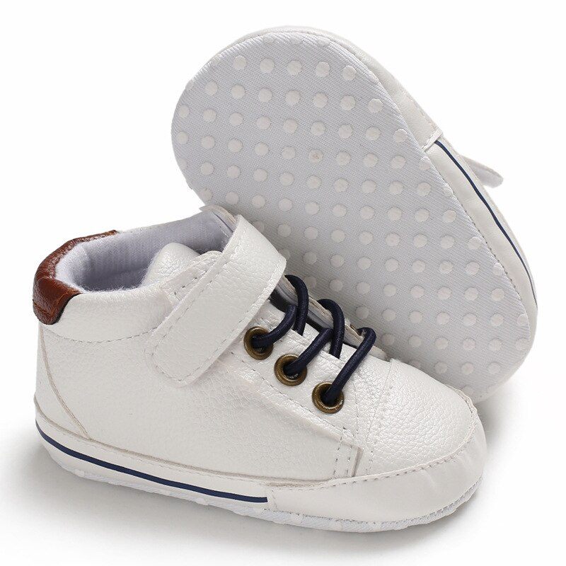 Benji Baby Pojkar Höga Sneakers - Vit