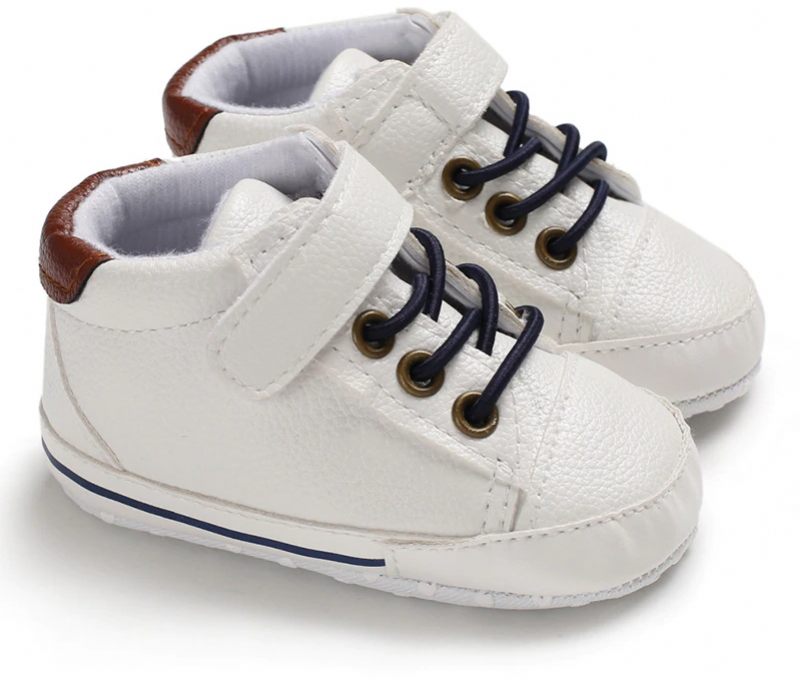 Benji Baby Pojkar Höga Sneakers - Vit