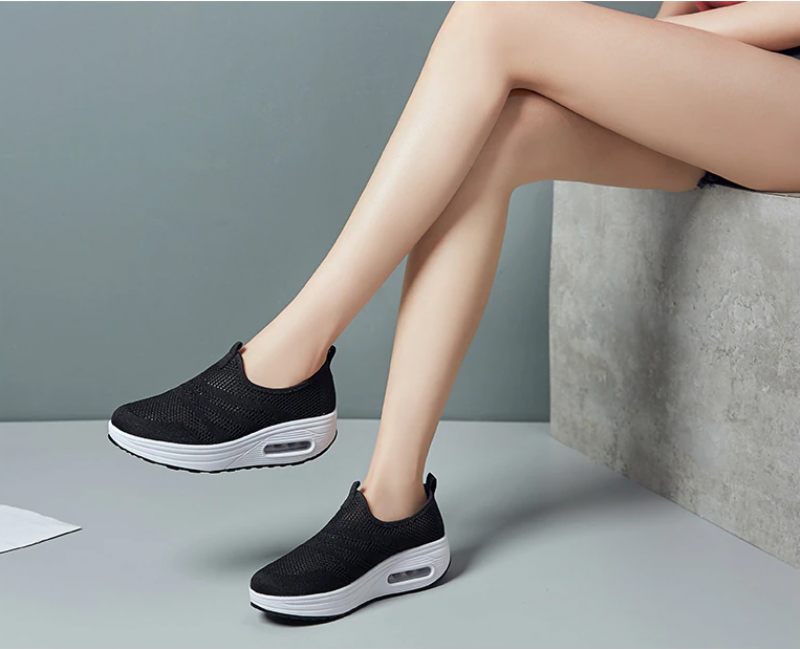 Bennu Walking-svarta Skor För Kvinnor - Svart