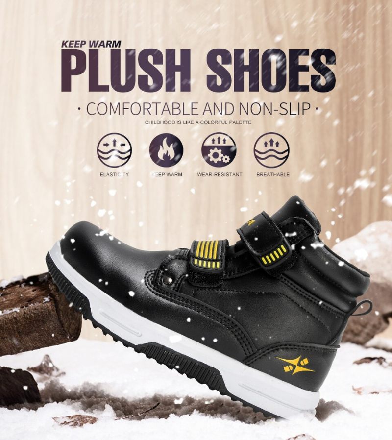 Benny Pojkar Höga Sneakers - Svart